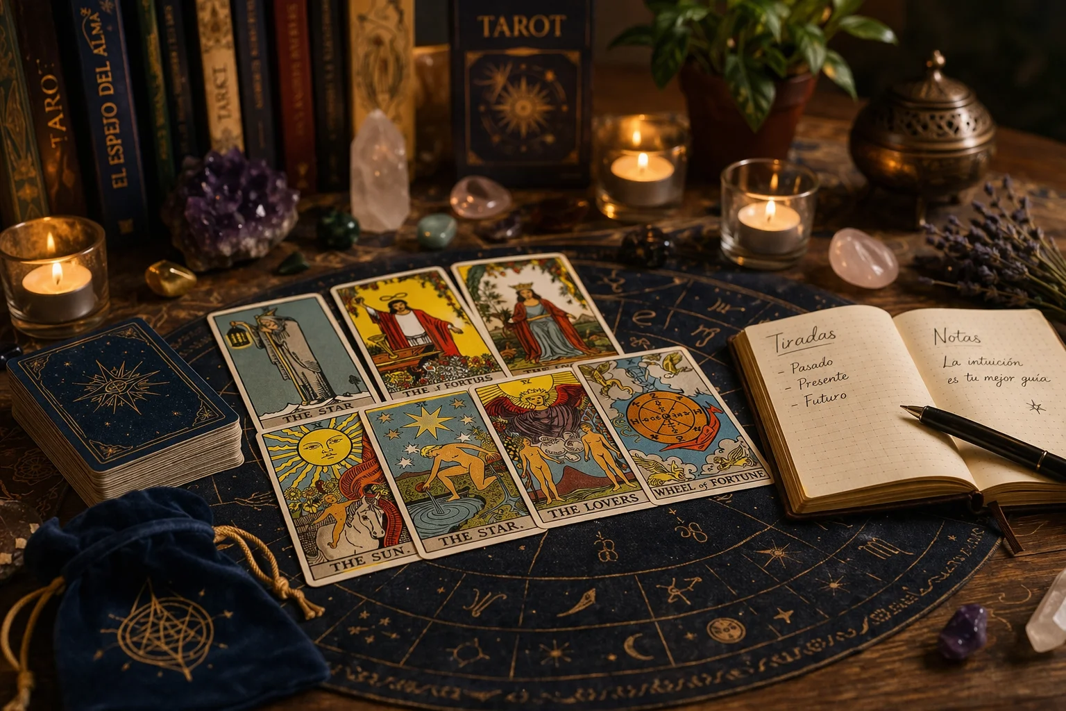 Arcanos menores del tarot: palos, números y significado práctico