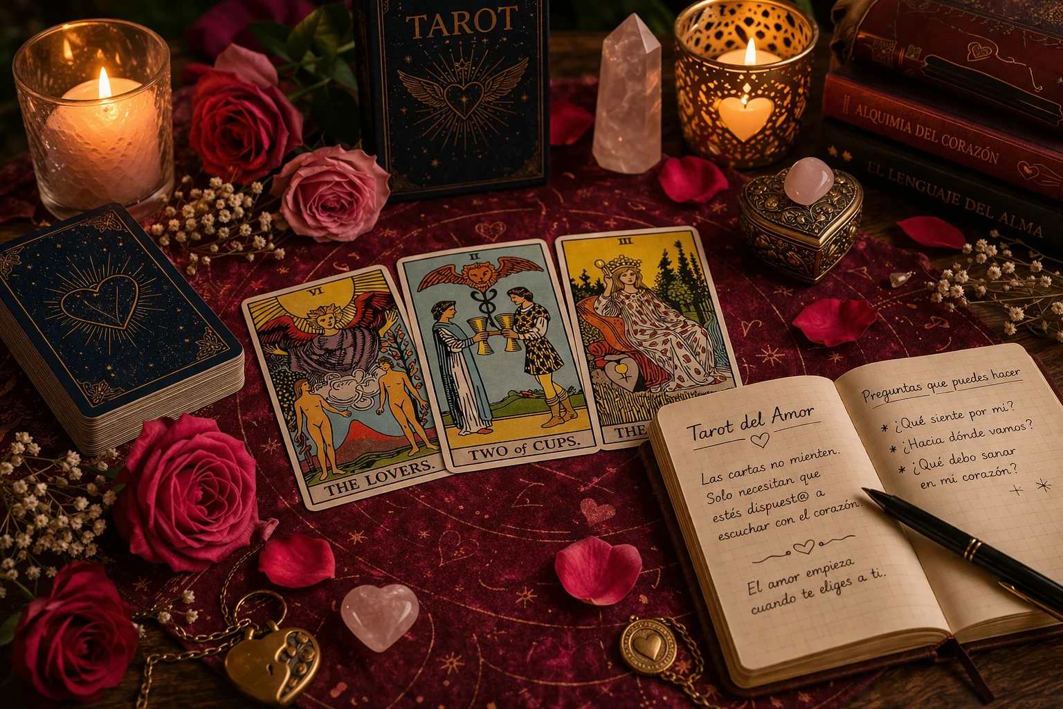 Tarot del amor: cómo interpretar relaciones y emociones